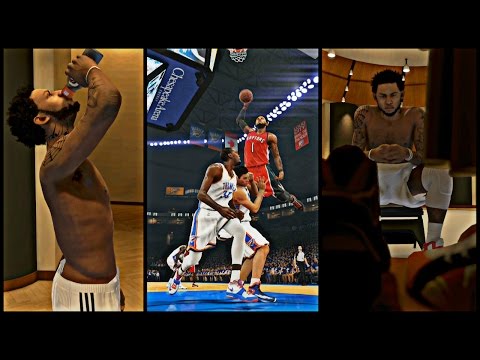 NBA 2K15 MyCAREER Playoffs - FinalsG2 | Gatorade Hooked Cam Up After They Saw His Posters !