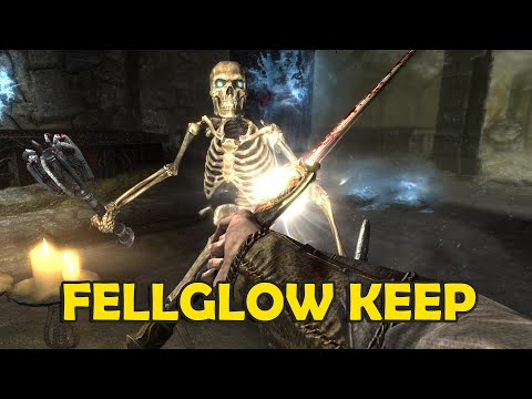 Fellglow Keep Walkthrough | Find the Stolen Books | Skyrim