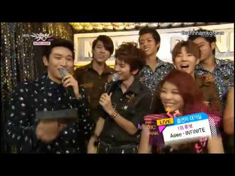 130802 Ailee & INFINITE - Interview @ Music Bank