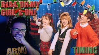 B1A4, OH MY GIRL, ONF - Timing(타이밍) MV REACTION!!! | This Is How You Get Me #HolidayISH