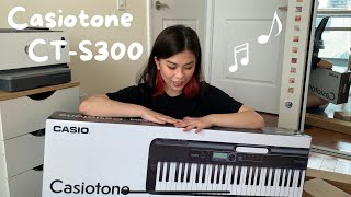 Video thumbnail for Casio CT-S300 Keyboard Unboxing + Playing + Connecting to GarageBand //  Sav Anna :)) by Sav Anna