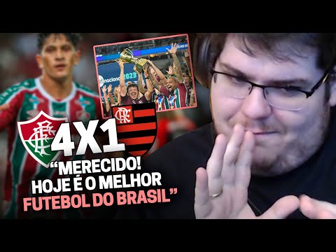 CASIMIRO REAGE: FLUMINENSE 4 X 1 FLAMENGO PELA FINAL DO CARIOCÃO 2023 (JOGO 2) | Cortes do Casimito