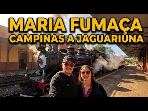 Como é o passeio de Maria Fumaça Campinas a Jaguariúna?
