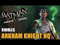 Arkham Knight HQ Riddles Batman Arkham Knight