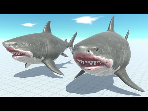 MUTANT MEGALODON CHALLENGE - Animal Revolt Battle Simulator
