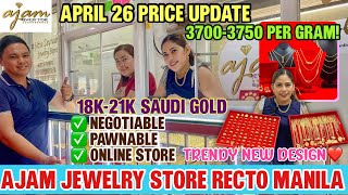 2024 PRICELIST NG GOLD SA C.M RECTO "AJAM JEWELRY STORE| Trendy & Affordable 100% LEGIT *MUST WATCH*