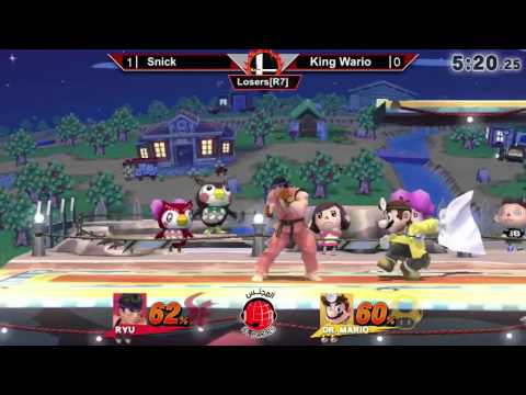S4 @ Al Majlis 8/10: Snick (Ryu) vs King Wario (Wario, Dr. Mario) - LR7