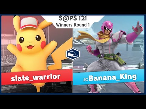 S@PS 121 Ultimate Singles - slate_warrior(Pikachu) vs JC | Banana_King(Captain Falcon) Winners R1