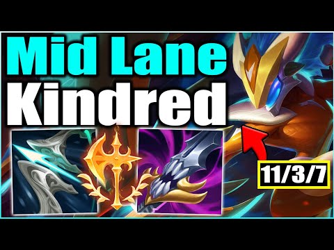 Is Season 12 Kindred Mid Lane Hidden Op?! Destroy Mid With This Kindred Build! - Kindred Gameplay