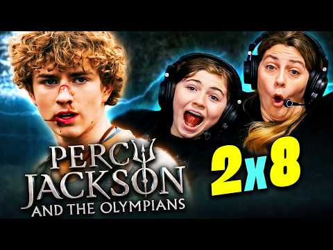 PERCY JACKSON AND THE OLYMPIANS EPISODE 2x8 REACTION! WHAT A SEASON 2 FINALE! | Sea Of Monsters