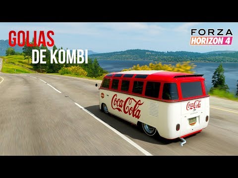 FORZA HORIZON 4 - GOLIAS DE KOMBI - SÓ ZUEIRA INSANA!!!