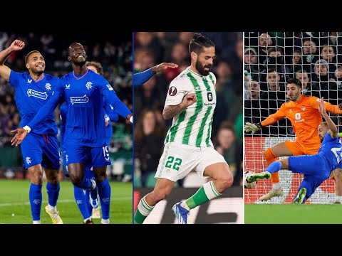 Rangers FC 3-2 Betis 🔵 Highlights Scenes | Europa League #rangersfc