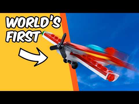 I built a FLYING LEGO PLANE (yes, really)