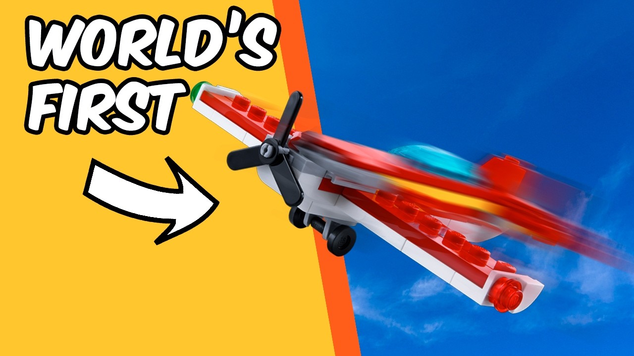 I built a FLYING LEGO PLANE (yes, really)