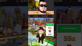 This Monopoly Bonus Was CRAZY! €1100 WIN🤑🤑🤑 #casino #bigwin