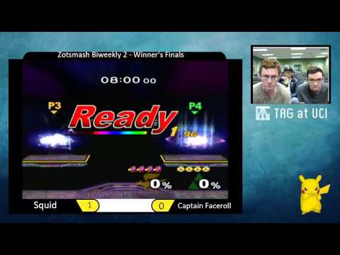 ZSBW 2 Winner's Finals - Squid (Falco) vs. Captain Faceroll (Sheik) - SSBM