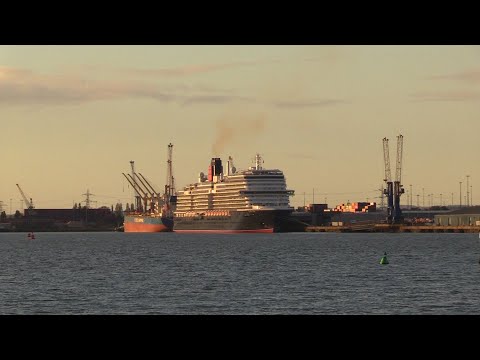 Thumbnail for CRUISE SHIPS SKY PRINCESS QUEEN ANNE & AURORA SOUTHAMPTON DEPARTURES ON 02/11/25
