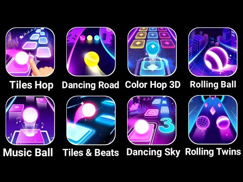 Tiles Hop, Dancing Road, Color Hop 3D, Rolling Ball, Music Ball, Tiles and Beats, Dancing Sky, Twins