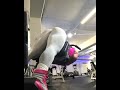 Wellness Sexy Girl Working Hard At The Gym