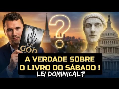 🚨ESTAMOS AS VÉSPERAS DE UMA LEI DOMINICAL - ESTE LIVRO É UMA ACELERAÇÃO DA PROFECIA 