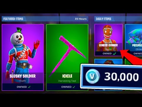 BUYING ALL Christmas Skins in Fortnite SEASON 7! (BIGGEST SPENDING SPREE!)