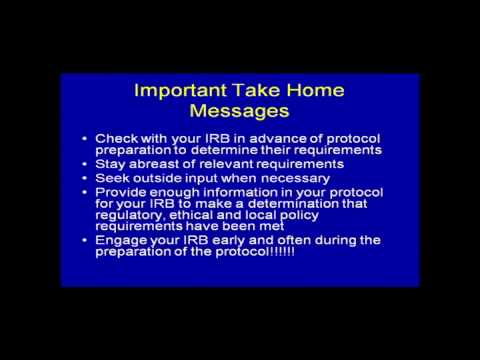 Desmystifying the IRB