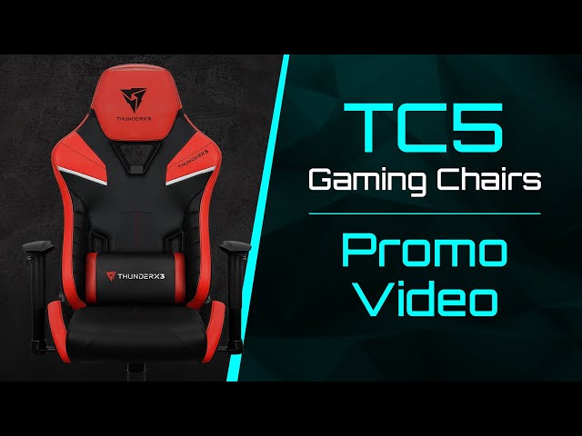 ThunderX3 TC5 Sakura Weißer Gaming-Stuhl video
