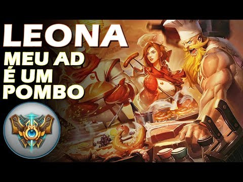 MEU ADC É UM AZIR! O POMBO TA PUTO OU EU TO PUTO COM ELE? TOP 1 LEONA MATHEUSBT