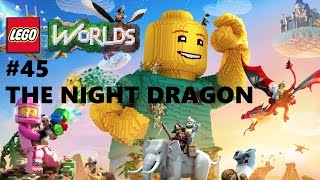 Lego Worlds: #45 Unlocking The Black Night Dragon Ps4 Playthrough