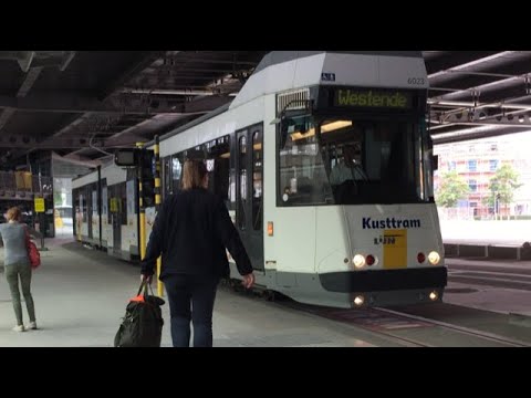 De Lijn:lijn 0 (Kusttram) Oostende Station-Westende Bad (versterkingsrit) deel 1/6