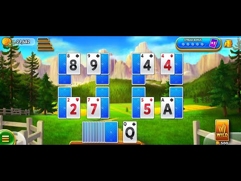 Solitaire Grand Harvest (by Supertreat) - classic solitaire card game for Android and iOS - gameplay - YouTube