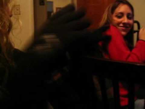 2004 12 22  Adrienne & friends in Bedroom Snake Video    YT 3
