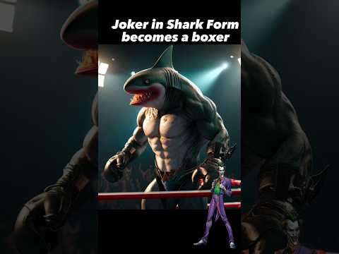 DC Villain Joker in Shark Form becomes a Boxer #yearofyou #whatifcharacter #superhero