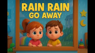 Rain Rain go away🌧☔️🌈|Nursery rhymes|kids songs.