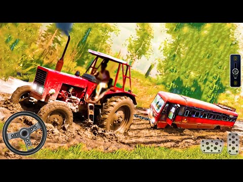 Heavy Tractor Trolley Game - Real Tractor Pulling Simulator - Android Gameplay