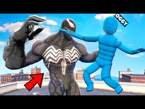 Venom Eats Ragdoll Of Oggy In Overgrowth Mods Gameplay