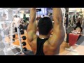 2012-11-02 Training in Gold's Gym Glorietta - Arms and Abs