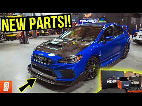 Building the ULTIMATE 2018 Subaru WRX STI - Part 2 (Seibon Carbon Fiber & Mishimoto)