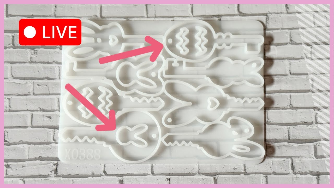 ＃108【レジン】努力が実り勝ち続ける力を増やす勝利の鍵を　繁栄と成長のうさぎで作ってみる♡