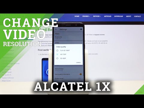 How to Change Video Resolution in ALCATEL 1X – Video Quality