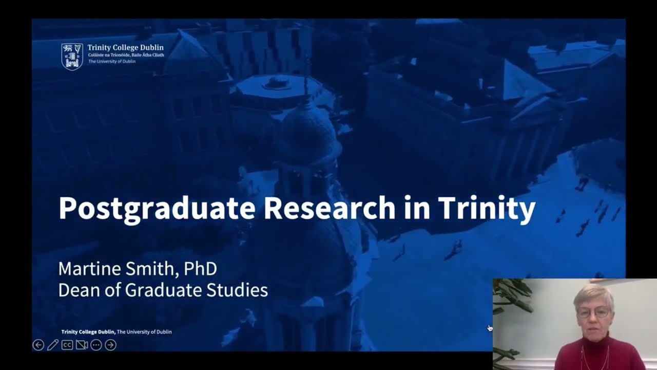 Postgraduate Research at Trinity