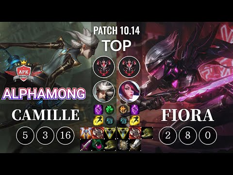 APK Alphamong Camille vs Fiora Top - KR Patch 10.14