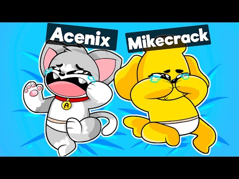 BEBE ACENIX y BEBE MIKECRACK son ADOPTADOS 🙀 ROBLOX ADOPT ME  con INVICTOR y MIKECRACK