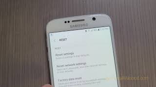 Samsung Galaxy Factory Reset cell phone before selling or trade off