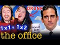 **WE GOT DRUNK** & watched the Office Season 1 Episodes 1 & 2 Reaction: FIRST TIME WATCHING