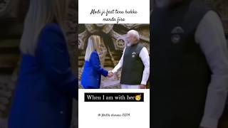 Download lagu Modi Ji Singing Saadi Gaali Song 😍 Tenu Hukka Marda Fira Song Modi Version ❤️Modi & Meloni Song mp3