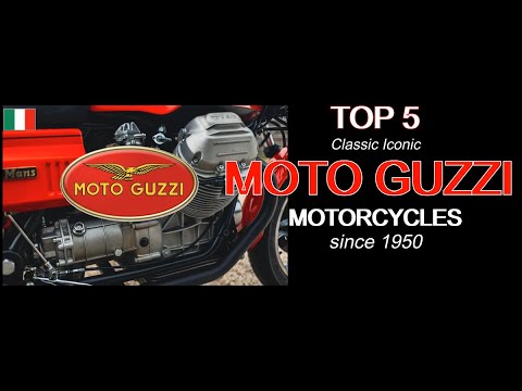 ❤ TOP 5 Classic Iconic Moto Guzzi Motorcycles since 1950