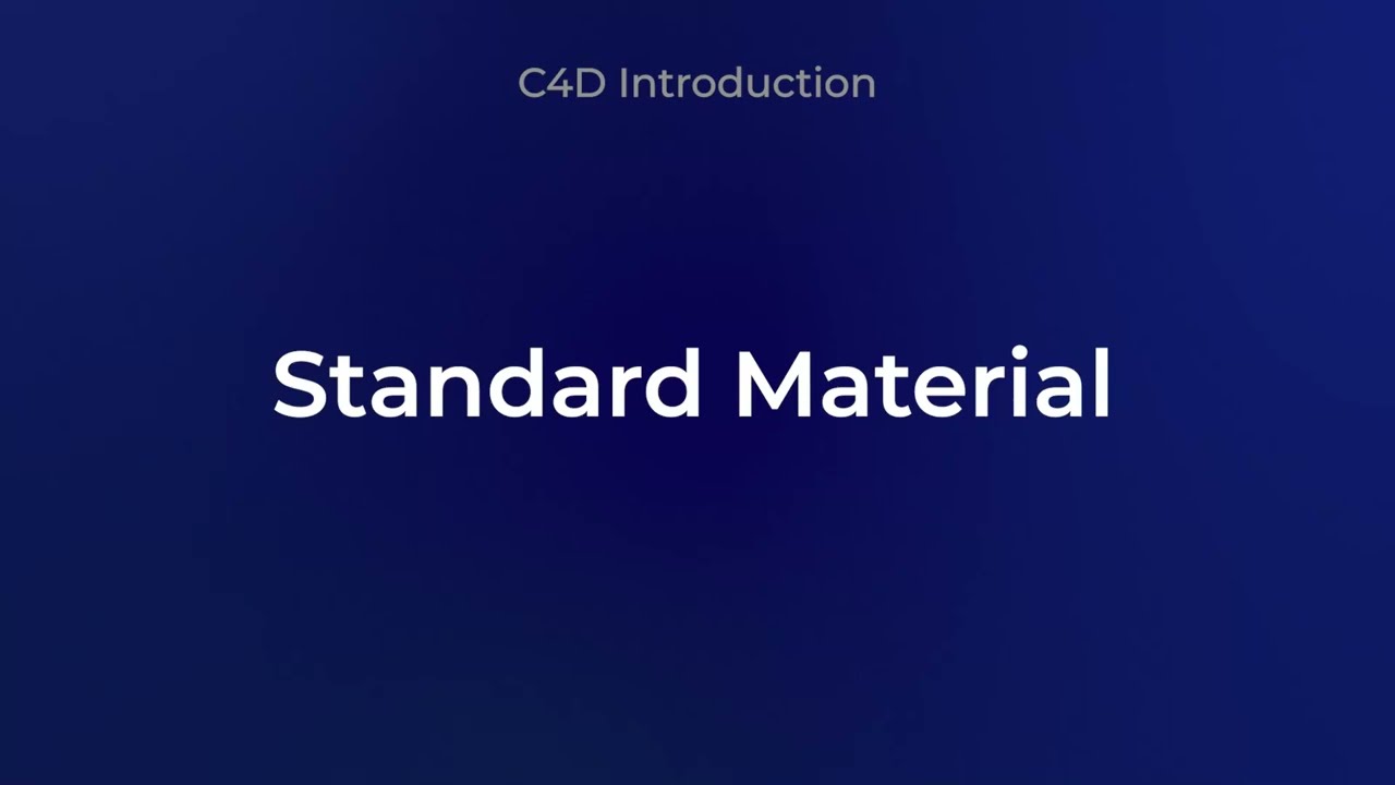 C4D - Applying Materials