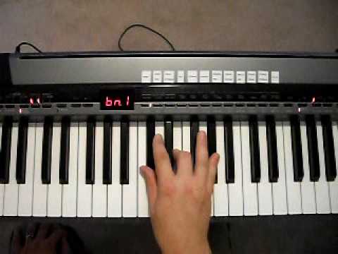 How To Play C#m Chord on Piano
