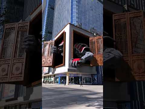 Future of advertising 3D Billboards 🤯🤯 #china #shorts